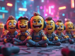 Gaming Nerds Emoji Meme