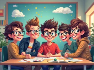 School & Work Vibes Nerds Emoji Meme